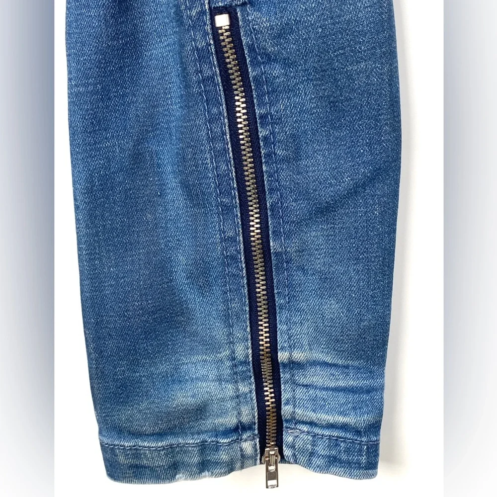 Michiko Koshino Distressed Low-Rise Skinny Jeans - Picture 12 of 16